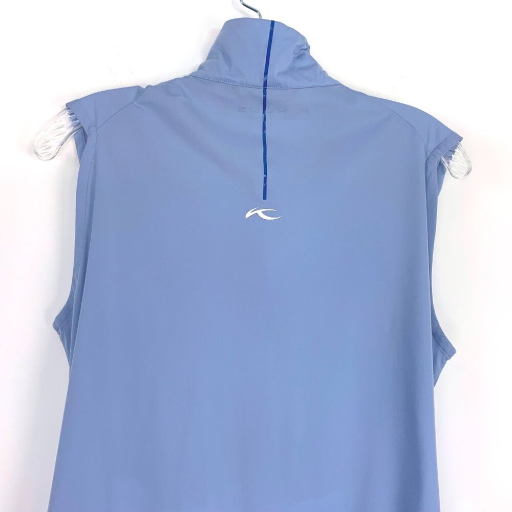 Kjus Switzerland Women's Light Blue Full Zip Golf Vest Sz 38/M - Picture 6 of 16